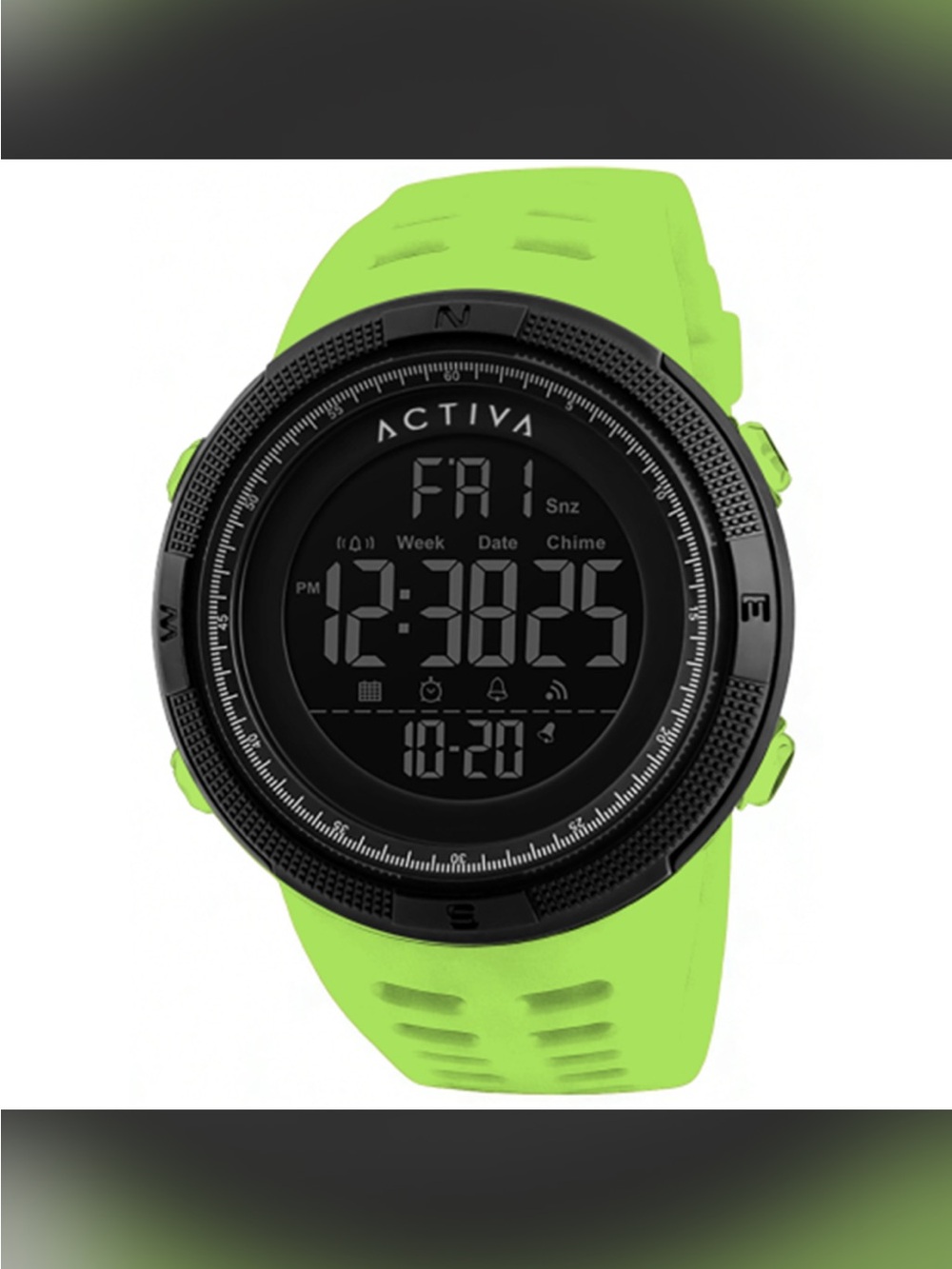 Activa X Invicta
DIGITAL ESSENTIALS Digital Men's Watch - 50mm Green-ACW1915-005